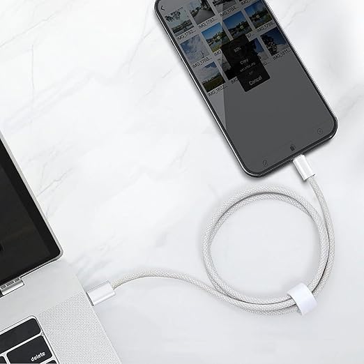 iPhone 15/16/16E/17 USB A to USB C Woven Cable - Image 7