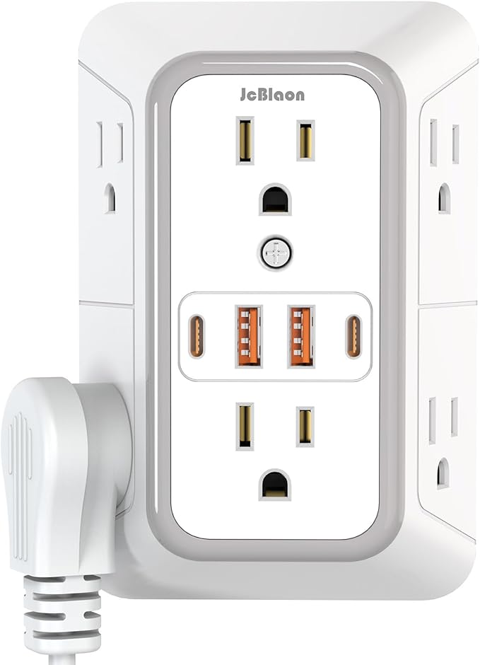 USB Wall Charger Power Strip Surge Protector by JcBlaon
