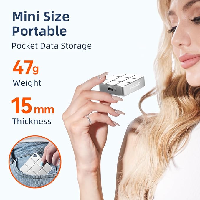 MAIWO 512GB Portable SSD External Solid State Drive Build-in M.2 2230 PCIe NVMe - Image 3