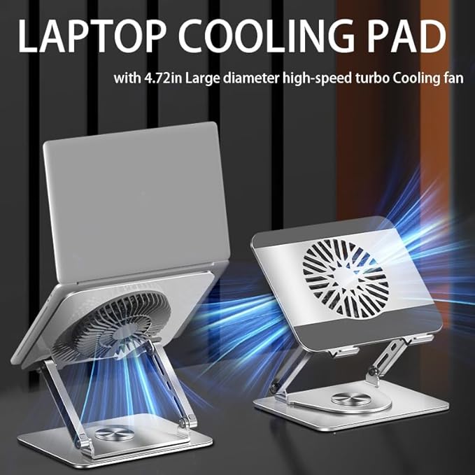 Laptop Cooling Pad 360° Rotating Laptop Stand - Image 3