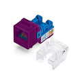 trueCABLE Cat5e Keystone Jack, Unshielded, 90 Degree Punch-Down, PoE++ 100W by trueCABLE