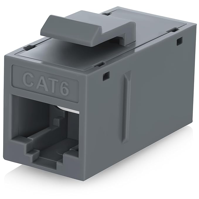 Everest 48-Pack RJ45 CAT6 Keystone Coupler by EverestMediaSolutions