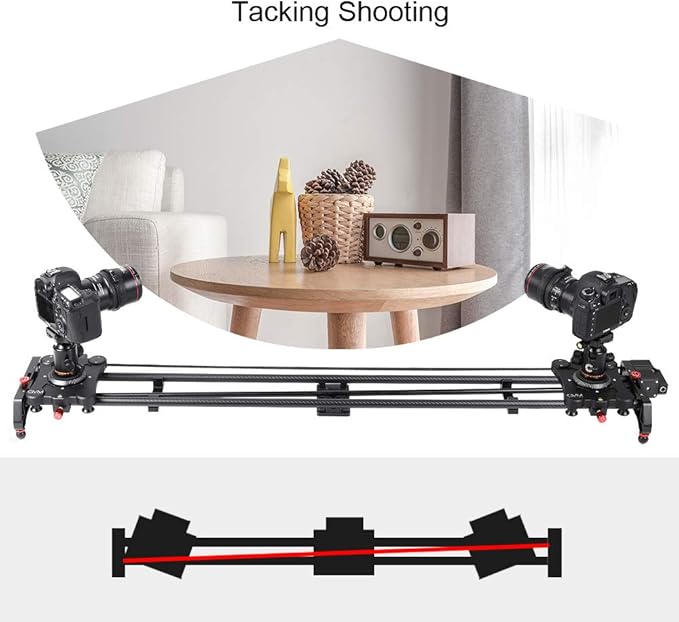 GVM Great Video Maker Camera Motorized Slider, Automatic Round Trip, Time Lapse - Image 4