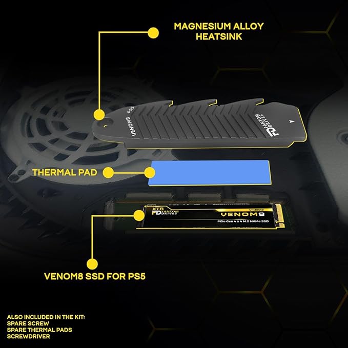 Fantom Drives VENOM8 4TB NVMe Gen 4 M.2 SSD - Image 5