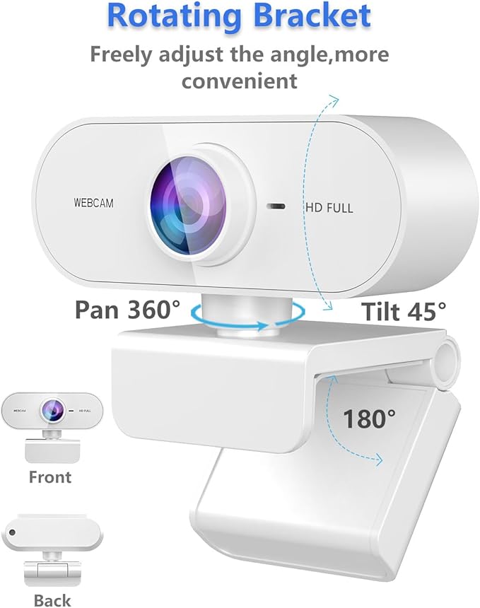 Webcam 1080P HD Webcam for PC, Web cam - Image 5