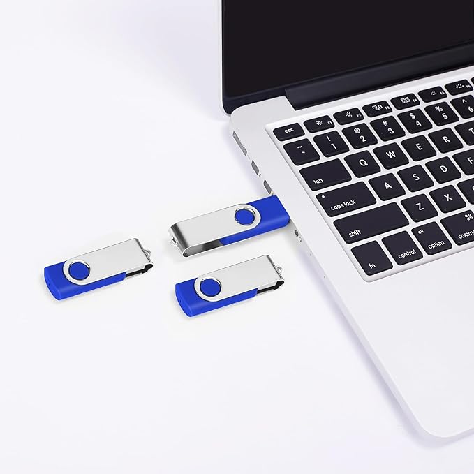 1GB Bulk Flash Drives 50 Pack, EASTBULL USB 2.0 Metal Flash Drive Bulk Swivel - Image 2