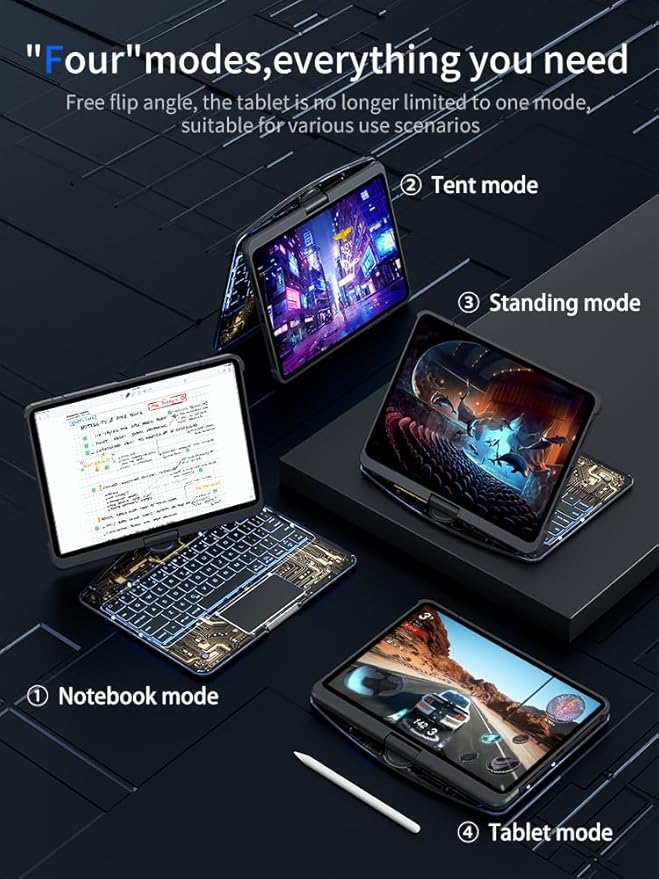 KARTICE Transparent 360 Keyboard Case - Image 3