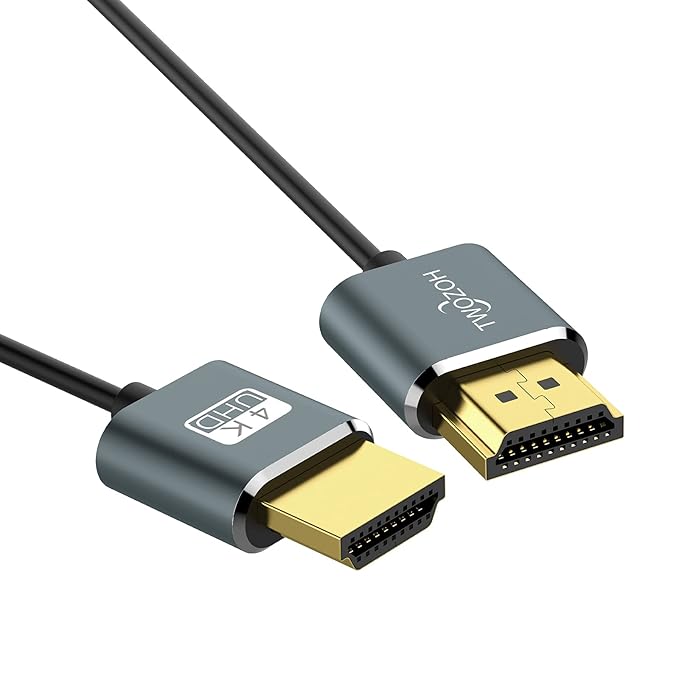 Twozoh Ultra-Thin Long HDMI to HDMI Cable 30FT, Hyper Slim HDMI 2.0 Cable - Image 7