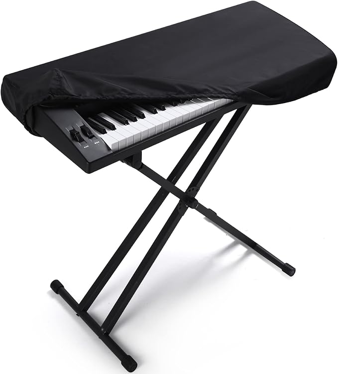 61 Keys Piano Keyboard Dust Cover, Adjustable Electric Piano Keyboard Covers by YNester
