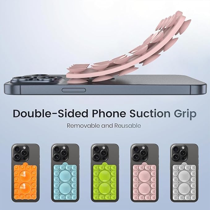 Silicone Suction Phone Holder Mount, Silicon Adhesive Phone Accessory - Image 6