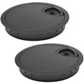2 Pcs Desk Grommet 3-1/8" / 80 mm, Desk Cord Hole Cover, Cable Grommet Metal by EASYEAH