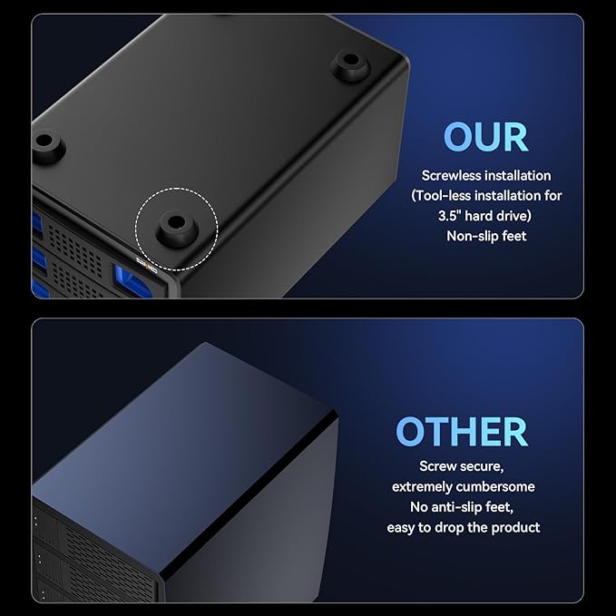 3 Bay 10Gbps Hard Drive Enclosure - Image 6