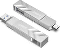 ORICO 512GB Portable Solid State Drive, 1050MB/s Dual-Port Rotating Metal by PioneerDataSolutionPowerYourFuture