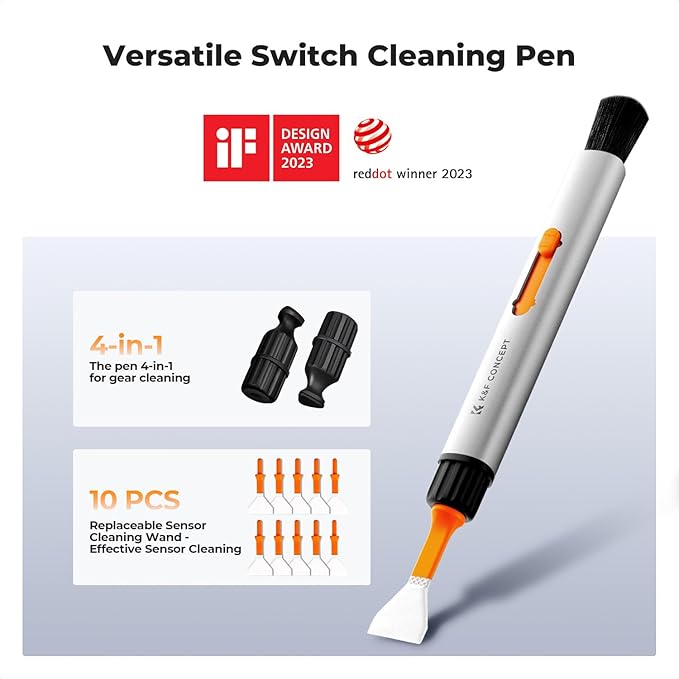 K&F CONCEPT 23 in 1 Camera Lens Cleaning Kit - Image 3