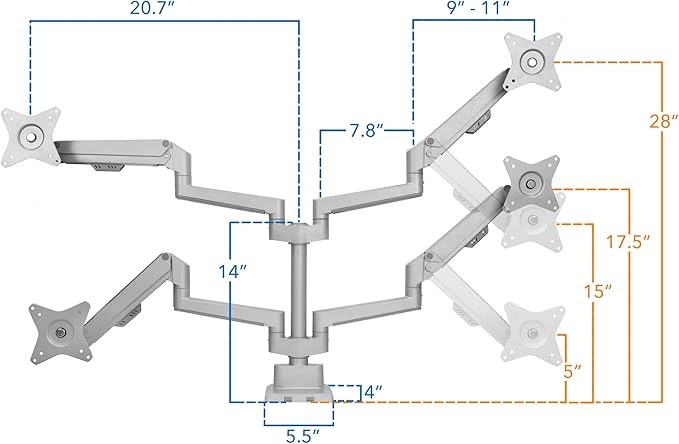 Mount-It! Dual Monitor Mount - Image 7
