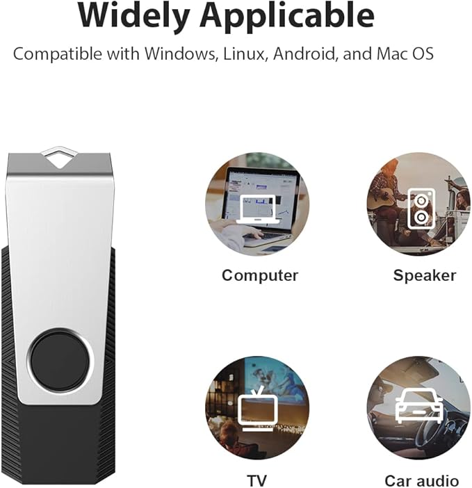 Aiibe 5 Pack 64GB Flash Drive USB Flash Drives 64GB Thumb Drive USB 2.0 Memory - Image 3