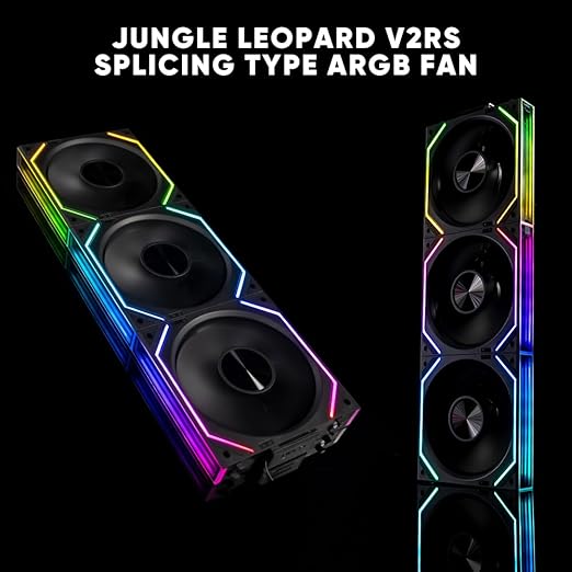 Jungle Leopard Interstellar V2 RS 120mm PC Reverse Blade Case Fan Infinity - Image 8