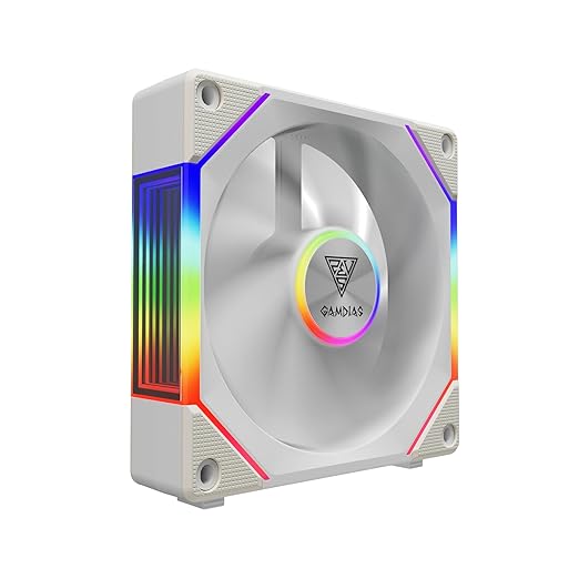 GAMDIAS Aeolus P2-1203U 120mm ARGB PWM Fan, Include Reverse Fan Blade x3 - Image 14