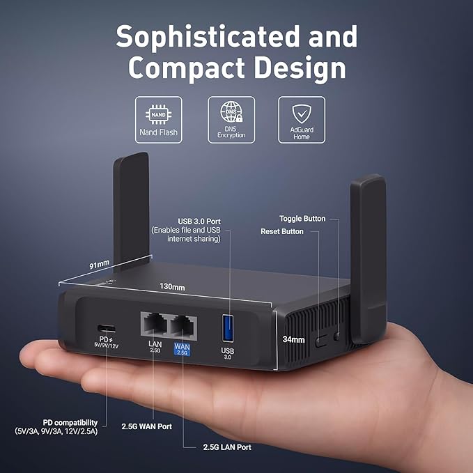 GL.iNet GL-BE3600 Portable Travel Router, Pocket Dual-Band Wi-Fi 7, 2.5G Router - Image 5