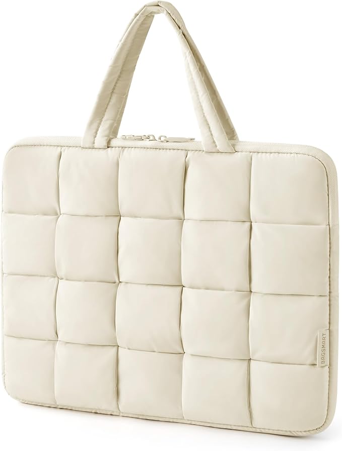 BAGSMART 15.6 Inch Laptop Case, Lightweight Puffy Laptop Sleeve by BAGSMART