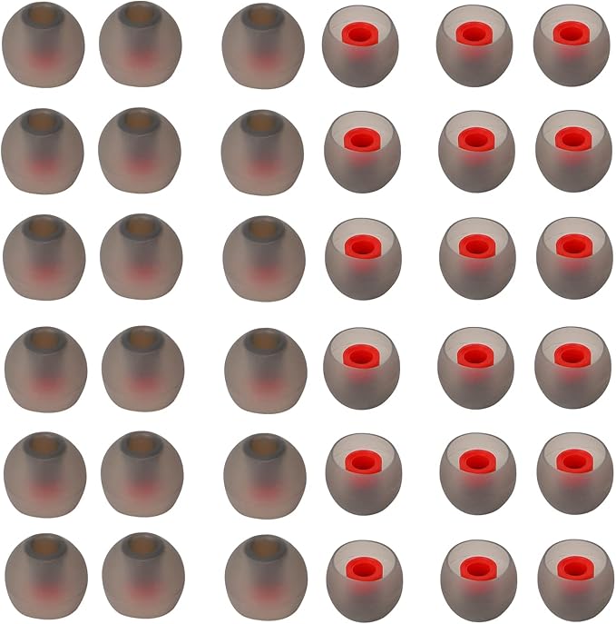 36 Pieces Medium Earbud Tips Soft and Comfortable Ear Bud Replacement Pieces - Image 7