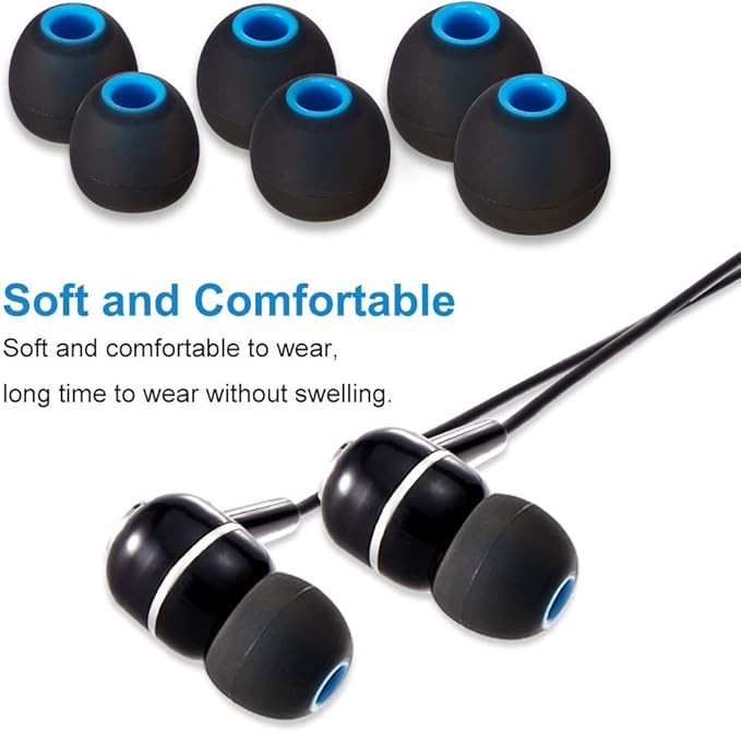 Brandless Earbud Tips Soft Silicone Earbuds Replacement Tips Fit - Image 4