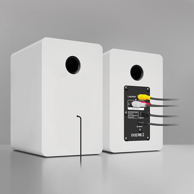 Computer Speakers for Desktop PC, Active Bookshelf Speaker - Image 6
