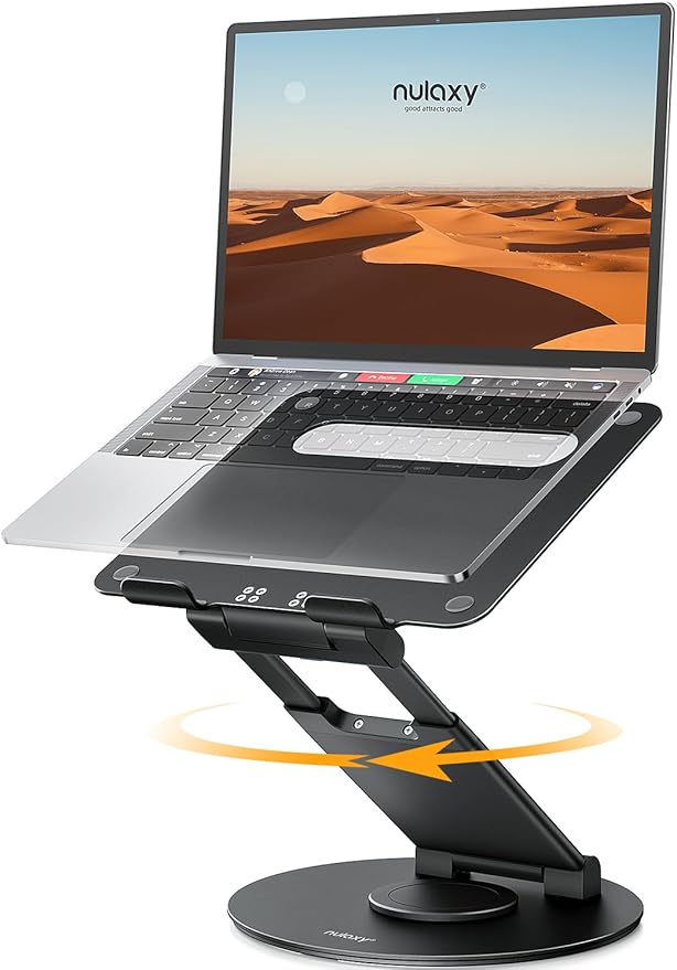 Nulaxy Telescopic 360 Rotating Laptop Stand by Nulaxy