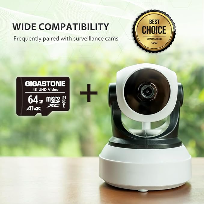 GIGASTONE 64GB Micro SD Card 10-Pack, A1 V30 4K Video Recording, Surveillance - Image 4