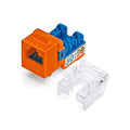 trueCABLE Cat5e Keystone Jack, Unshielded, 90 Degree Punch-Down, PoE++ 100W by trueCABLE