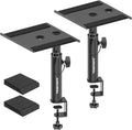 Set of 2 Studio Monitor Stands Desk Clamp Desktop Speaker Stands by Vondynote