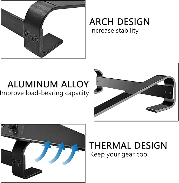 Aluminum Drum Controller Stand Portable Cooling Stand Compatible - Image 3