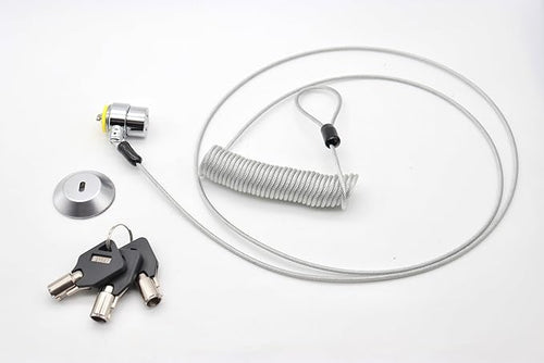 10-Foot Retractable Anti-Theft Steel Cable Lock by LORADAR
