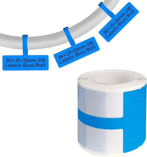 100 Pcs Cable Labels by PUQU