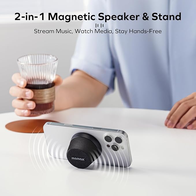 MOMAX Magnetic Portable Bluetooth Speaker - Image 7