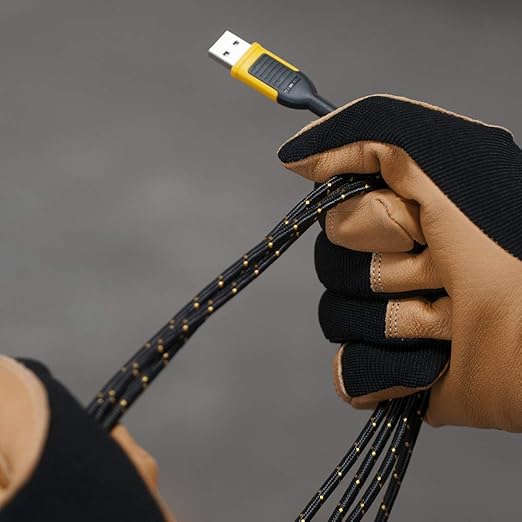 DEWALT Heavy Duty USB to Micro-USB Cable, Jobsite Micro USB Connector Cable - Image 8