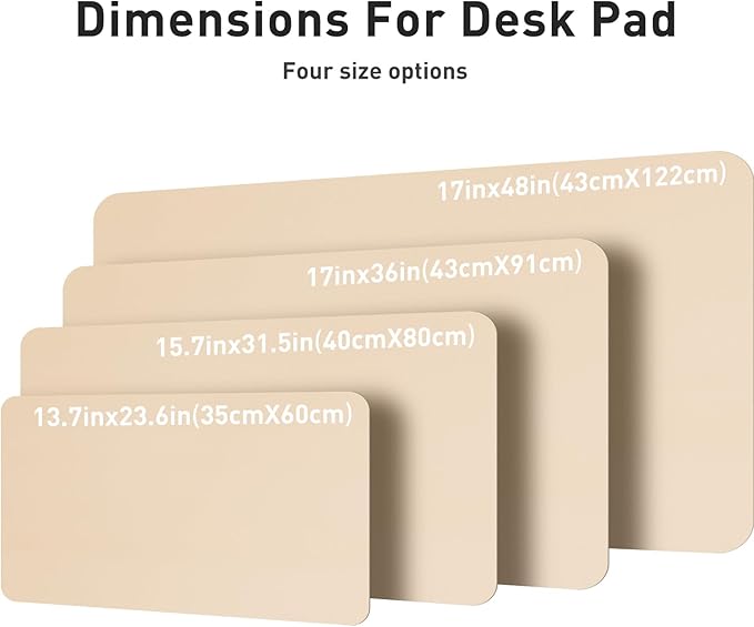 Aothia Large PU Leather Desk Pad Protector – Non-Slip Mouse Pad & Writing Mat - Image 5