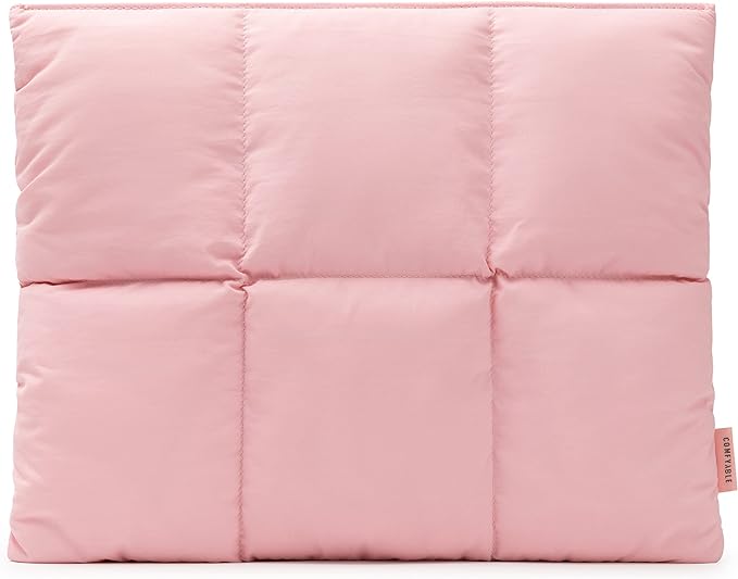 Comfyable Puffy Laptop Sleeve 13 Inch 14 Inch, Quilted Puffer Laptop Carrying by Comfyable