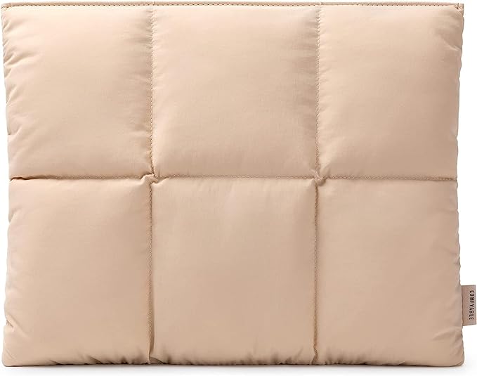 Comfyable Puffy Laptop Sleeve 13 Inch 14 Inch, Quilted Puffer Laptop Carrying by Comfyable