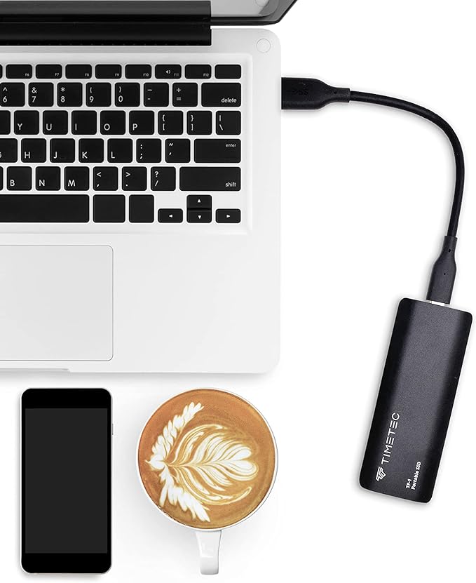 Timetec 512GB Portable External SSD USB3.2 Gen2 Type C Up to 550MB/s - Image 5