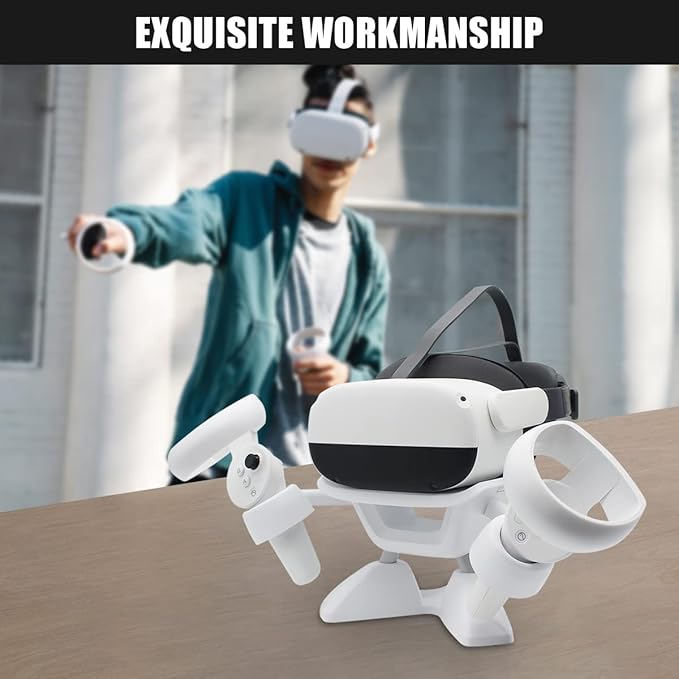 Dollox VR Stand, VR Headset Stand VR Display Holder Storage Virtual Reality - Image 3