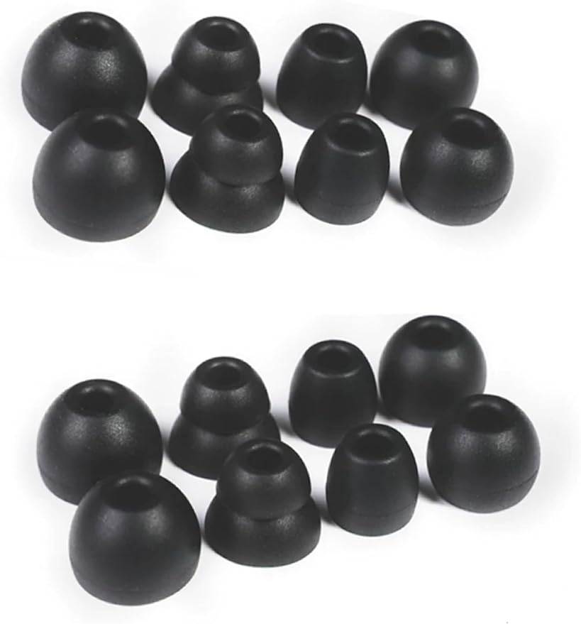 8 Pairs Replacement Silicone Earbuds Tips by WikiVALLEY