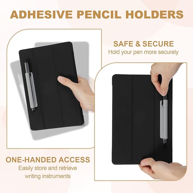 PATIKIL 2 Pcs Adhesive Pencil Holders, 105mm Long Universal Pencil Clip - Image 4