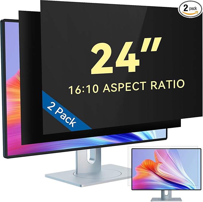 IPROKKO 24 Inch Computer Privacy Screen Filter by IPROKKO