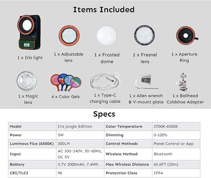 Iris Portable LED Photography Light Kit - Image 8