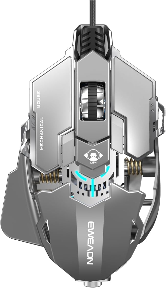 EWEADN G5 Wired Gaming Mouse, Ergonomic RGB Computer Mouse, 12800 Adjustable DPI by SEUNKWANG