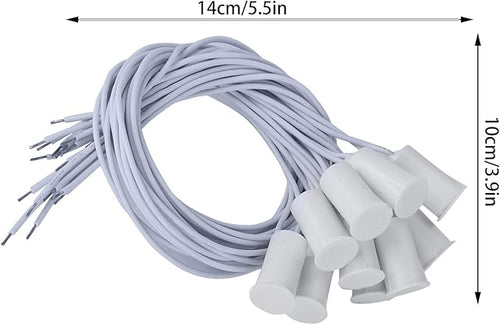 10Pcs 100VDC Recessed Door Sensor, 15mm-5mm Door Magnetic Reed Switch - Image 2