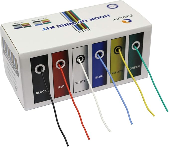 CBAZY™ Hook up Wire Kit 20 Gauge Flexible Silicone Rubber Electric Wire 6 - Image 5