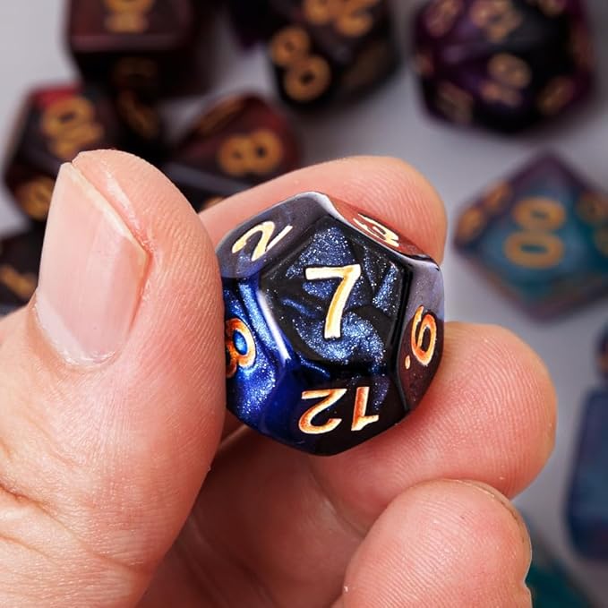 DND Dice Set 42 Pcs Polyhedral Dungeons and Dragons Rolling Dice - Image 4