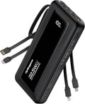 Portable Charger with Built in Cables, Slim 10000mAh Fast Charging 22.5W Power by Unknown